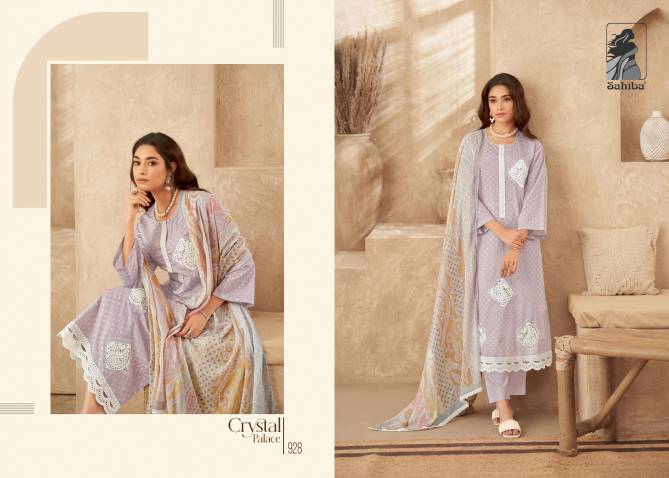 Crystal Palace By Sahiba Lawn Digital Printed Cotton Dress Material Wholesale Online